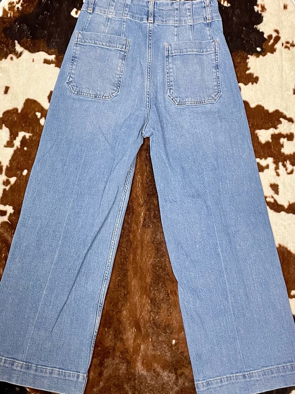 Anthropologie Pilcro Size 29 “The Skipper” Cropped Wide-Leg Jeans- gently used - Picture 11 of 14